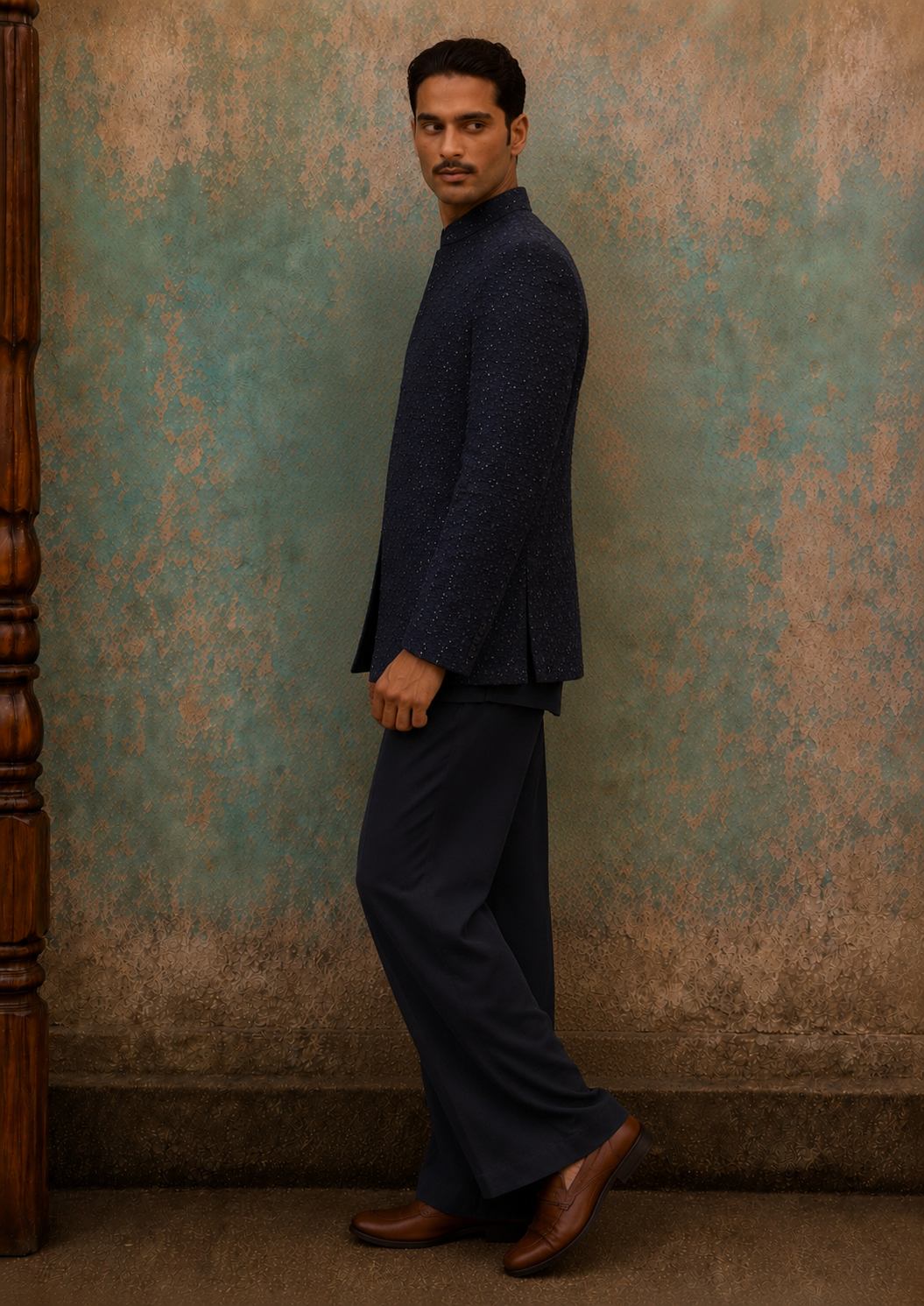 Pravaah Indo Western Jacket Set