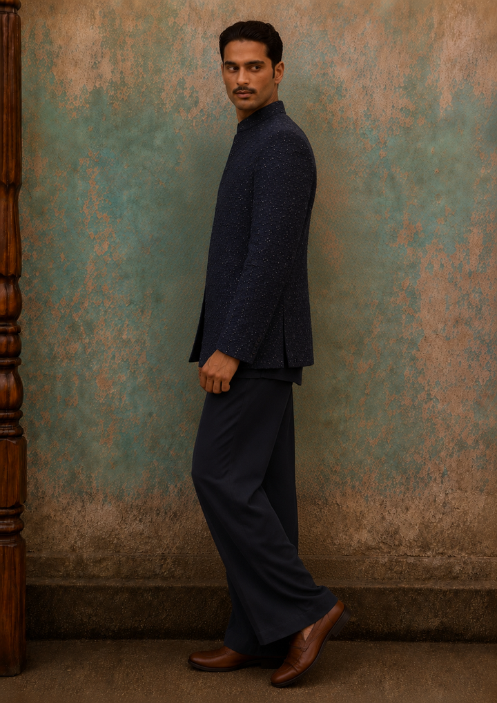 Pravaah Indo Western Jacket Set