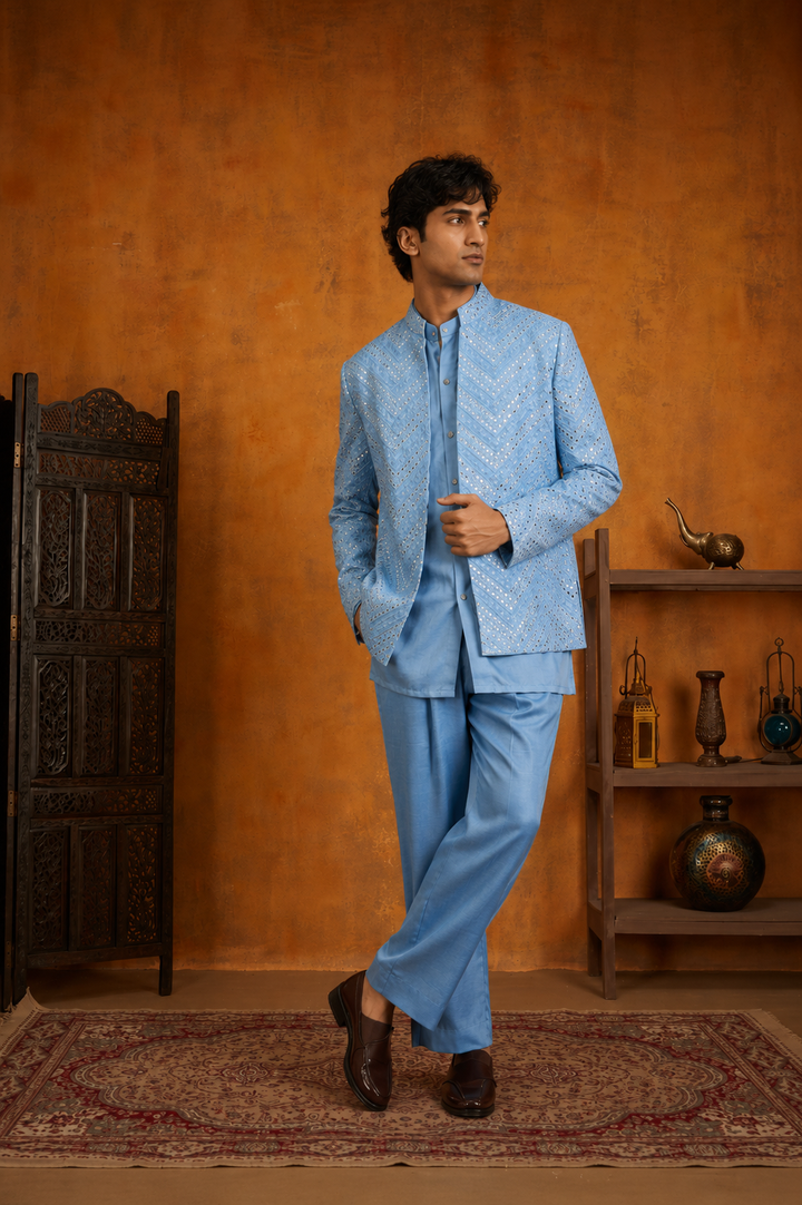 Saar Indo Western Jacket Set
