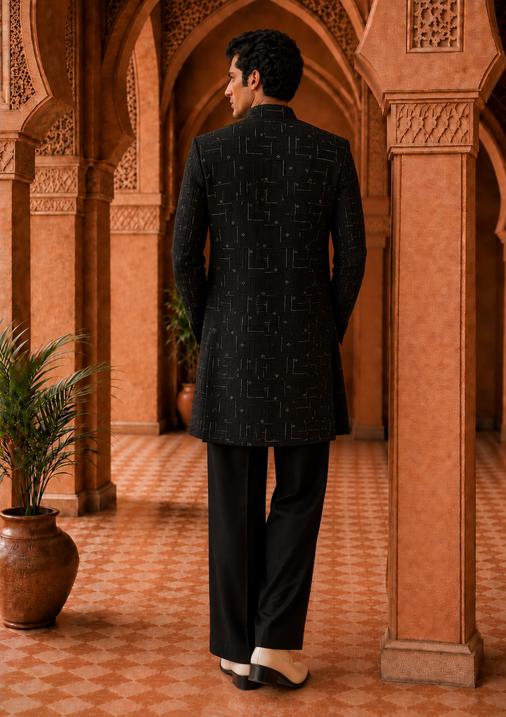 Tavas Indo Western Jacket Set