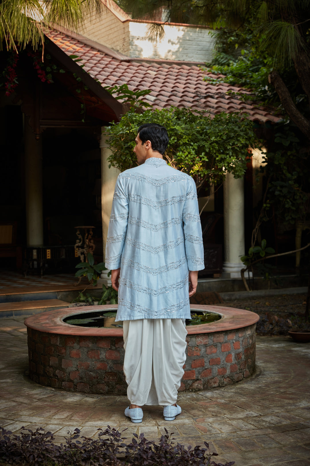 Zircon Light Blue Kurta set