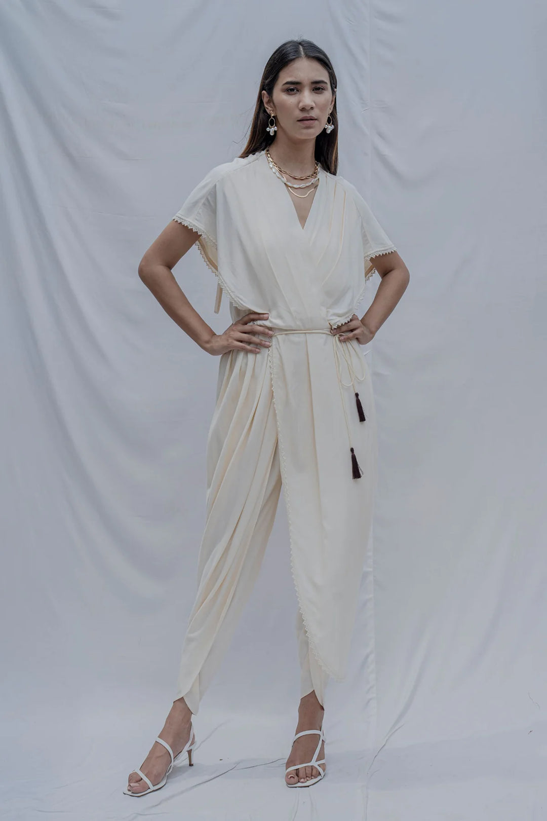 Rika Jumpsuit in off-white