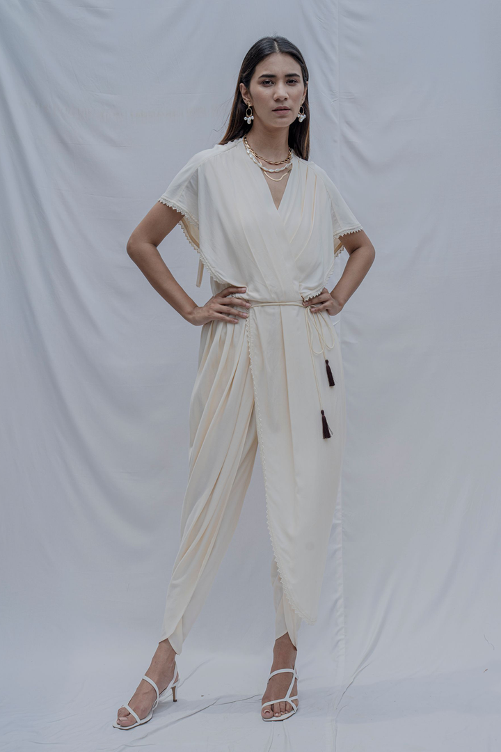 Rika Jumpsuit in off-white