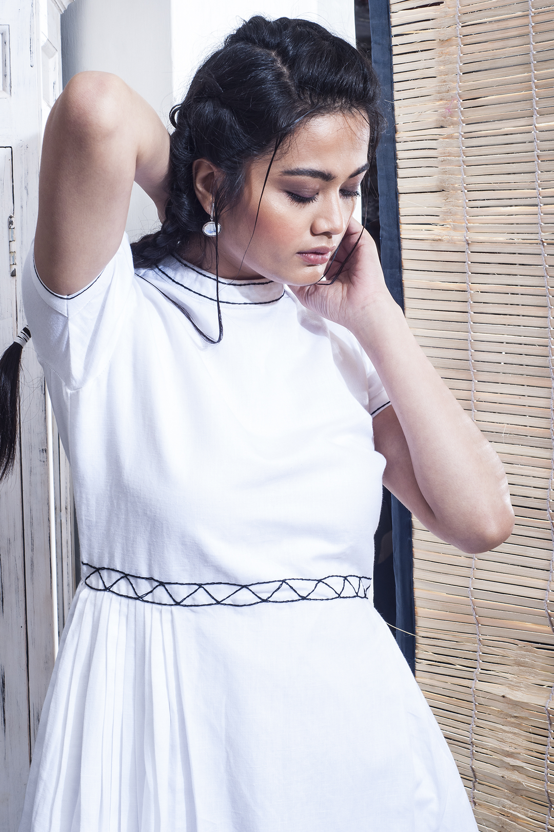 Ramira - White Asymmetric Dress