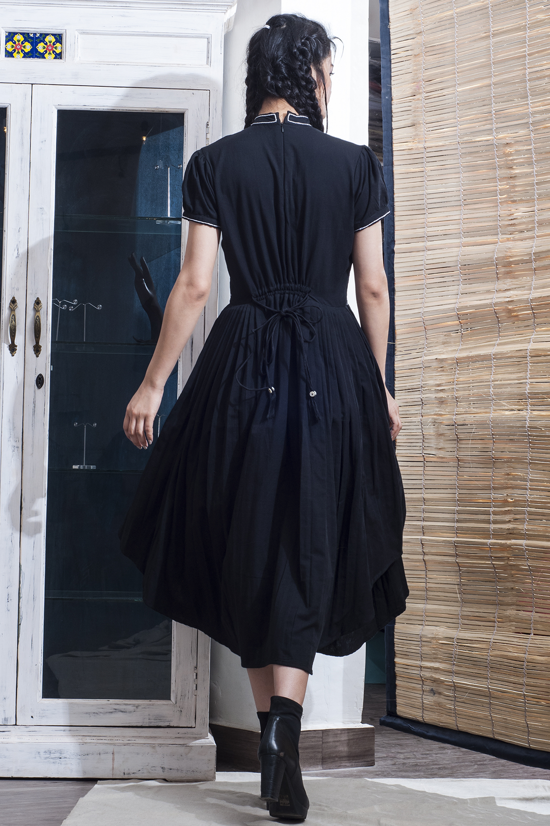 Ramira - Black Asymmetric Dress