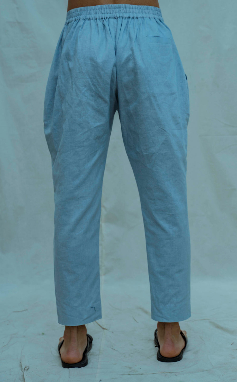 Cotton X Linen Pleated Pant - Bohame