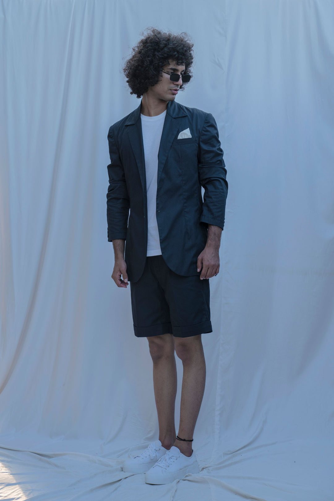 Orlando - Green Suit With Short Pant Set