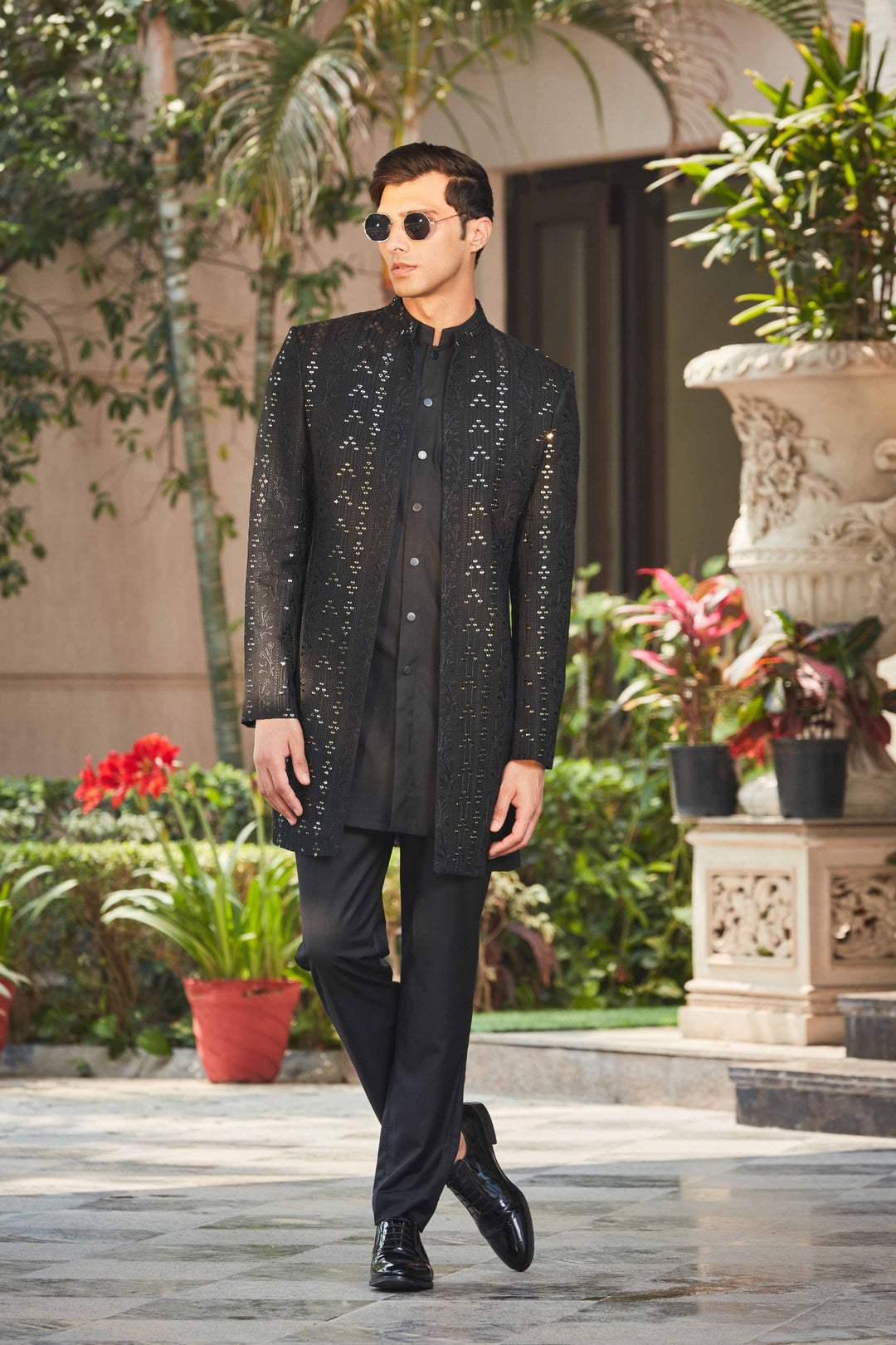 Niruha Open Jacket With kurta Set Bohame