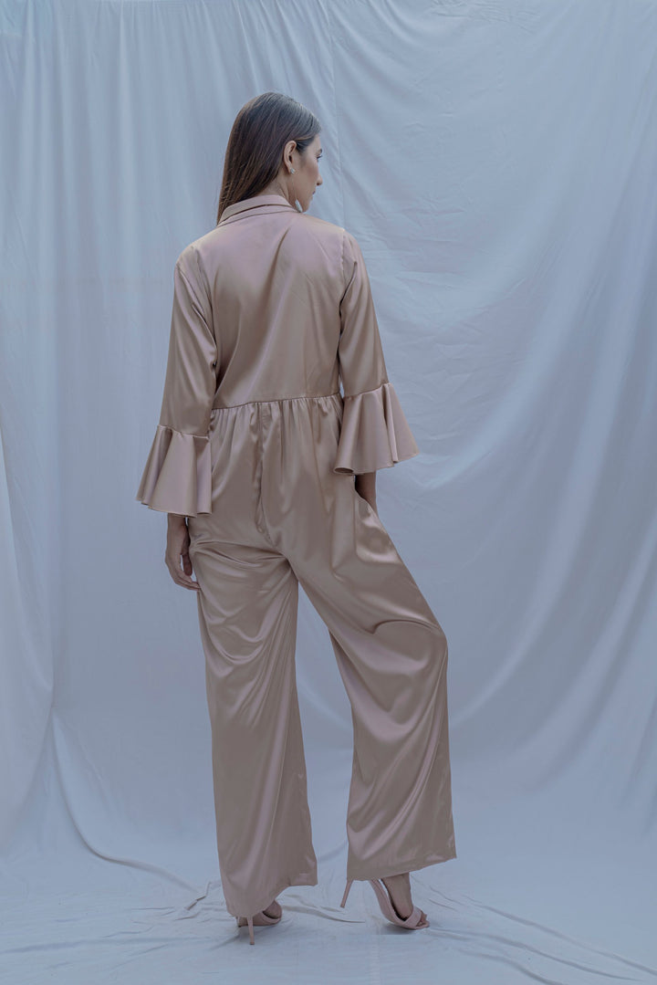 Merlyn- Jumpsuit With Bell Sleeve