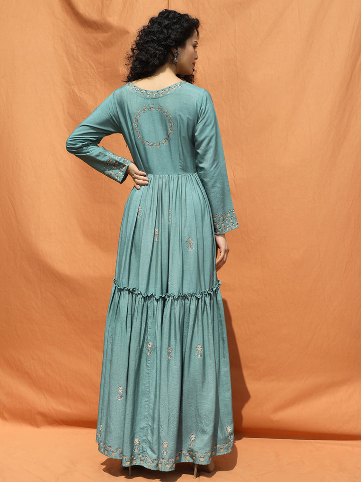 Floor Length Dress - Bohame