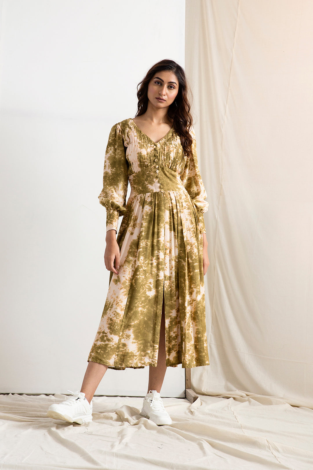 Lana - Tie & Dye Empire Dress